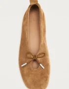 ALOHAS балеринки от кожа Rosalind кафяви S101273-02