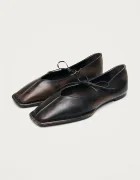 ALOHAS балеринки от кожа Sway кафяви S101277-01