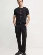Alpha Industries Памучен панталон Agent Pant в черно с кройка тип карго 158205.03 Agent