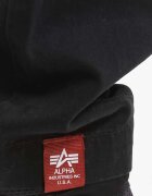 Alpha Industries Памучен панталон Agent Pant в черно с кройка тип карго 158205.03 Agent