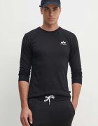 Alpha Industries Памучна блуза с дълги ръкави Basic LS Small Logo