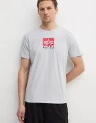Alpha Industries Памучна тениска Satin Logo T