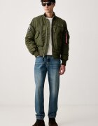 Alpha Industries преходно яке мъжко Aviation Jackets Engine зелено 103101