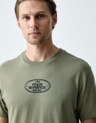 Alpha Industries тениска мъжка от памук Noseart Backprint зелена 268529