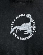 Alpha Industries тениска мъжка памучна US Scorpion Backprint черна 266510
