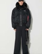 Alpha Industries Яке 45P Hooded Custom 45/P Bomber в черно зимен модел 113145.515 45/P Hooded Custom Bomber