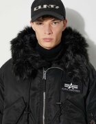 Alpha Industries Яке 45P Hooded Custom 45/P Bomber в черно зимен модел 113145.515 45/P Hooded Custom Bomber