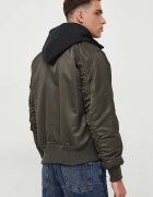 Alpha Industries Яке бомбър MA-1 D-Tec Hood Bomber в зелено зимен модел MA-1 D-Tec Hood Bomber
