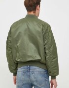 Alpha Industries Яке бомбър с две лица MA-1 в зелено с преходна изолация 100101.01