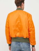 Alpha Industries Яке бомбър с две лица MA-1 в зелено с преходна изолация 100101.01