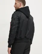 Alpha Industries Яке MA-1 D-Tec Hood Bomber в черно преходен модел 183110.515 MA-1 D-Tec Hood Bomber