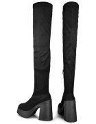 Altercore Ботуши Daphne Faux Suede в черно с платформа