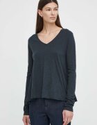 American Vintage Блуза с дълги ръкави T-SHIRT ML COL V