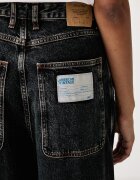 American Vintage дънки wide leg дамски тъмносини