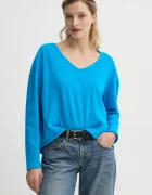 American Vintage Памучна блуза с дълги ръкави