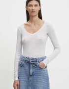 American Vintage Памучна блуза с дълги ръкави