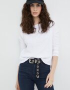 American Vintage Памучна блуза с дълги ръкави T-SHIRT ML COL BATEAU