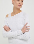 American Vintage Памучна блуза с дълги ръкави T-SHIRT ML COL BATEAU