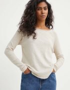American Vintage Памучна блуза с дълги ръкави T-SHIRT ML COL BATEAU