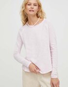 American Vintage Памучна блуза с дълги ръкави T-SHIRT ML COL BATEAU