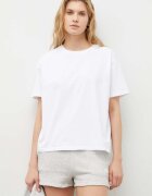 American Vintage Памучна тениска T-SHIRT DROIT MC COL ROND в бяло FIZ02AE24