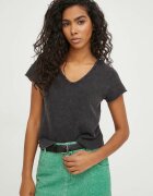 American Vintage Памучна тениска T-SHIRT MC COL V