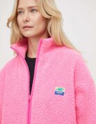 American Vintage Поларен суичър VESTE ML в розово с апликация HOK16CE24
