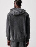 American Vintage суичър с качулка мъжки от памук сив MJIT03B