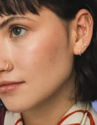 ania kruk обеца дамска от позлатено сребро с циркон ROCK IT SRUKC3582Z