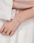 ania kruk Позлатена сребърна гривна TRENDY