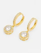 ania kruk Позлатени сребърни обици GLAMOUR SMVKC2082Z