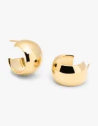 ania kruk Позлатени сребърни обици TRENDY SSIKS0780Z