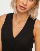 ania kruk Позлатени сребърни обици VINTAGE SJDKS0070Z