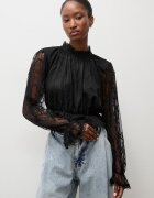 Answear.LAB блуза дамска от дантела черна