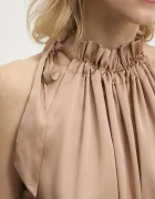 Answear.LAB Блуза в кафяво с изчистен дизайн