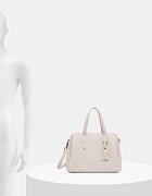 Answear.LAB чанта crossbody дамска от кожа бежова