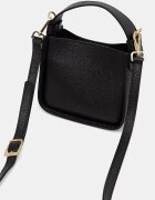 Answear.LAB чанта crossbody дамска от кожа черна