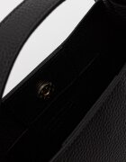 Answear.LAB чанта crossbody дамска от кожа черна