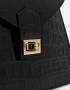 Answear.LAB чанта crossbody дамска от кожа черна