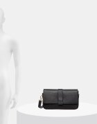 Answear.LAB чанта crossbody дамска от кожа черна