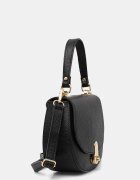 Answear.LAB чанта crossbody дамска от кожа черна