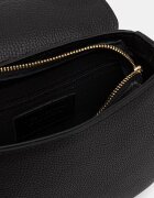 Answear.LAB чанта crossbody дамска от кожа черна