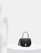 Answear.LAB чанта crossbody дамска от кожа черна