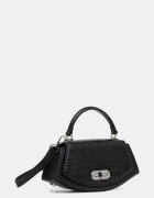 Answear.LAB чанта crossbody дамска от кожа черна