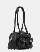 Answear.LAB чанта crossbody дамска от кожа черна