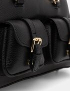 Answear.LAB чанта crossbody дамска от кожа черна