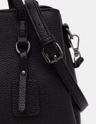 Answear.LAB чанта crossbody дамска от кожа черна