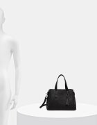 Answear.LAB чанта crossbody дамска от кожа черна