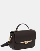 Answear.LAB чанта crossbody дамска от кожа кафява