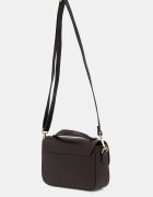 Answear.LAB чанта crossbody дамска от кожа кафява